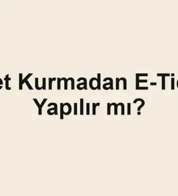 e-ticaret