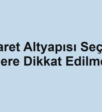 e-ticaret