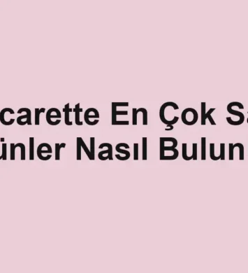 e-ticaret