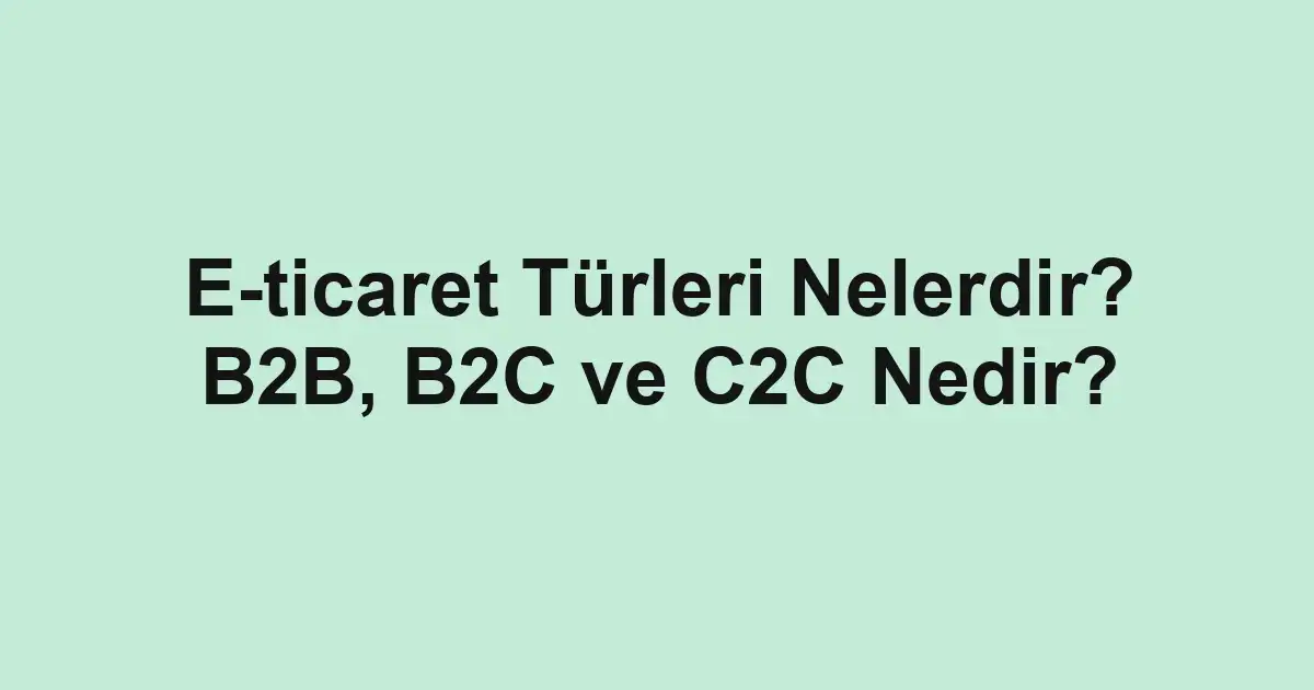 eticaret paketleri